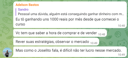 Ganhando 1000 reais por mês