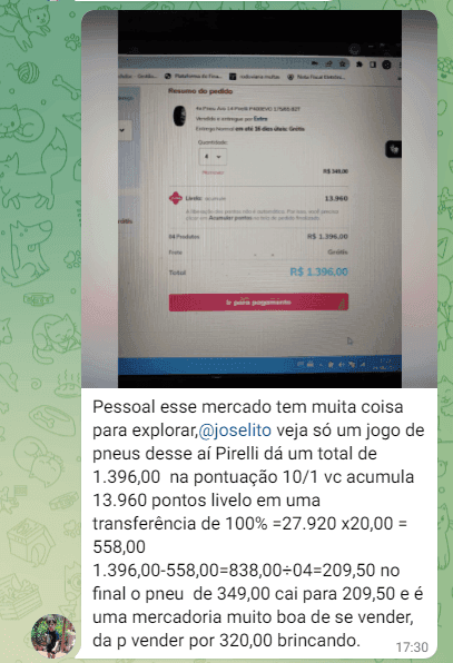 Pneu de R$ 349 sai por R$ 209,50 e ainda dá para revender